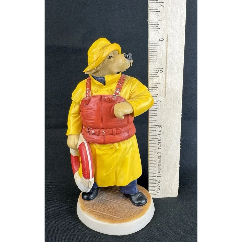 Vintage 1997 Robert Harrop Golden Retriever Lifeboat Man CC107 Made In England